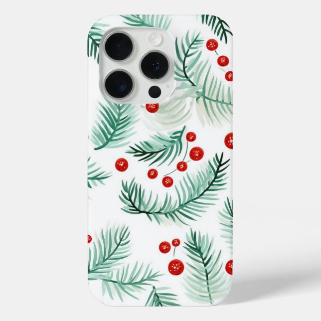 Holly Berries Case-Mate iPhone Case (Back)