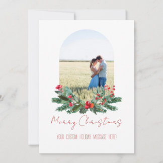 Holly Berries Christmas Card