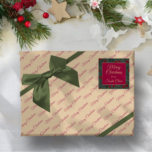 Holly Berries Christmas Wrapping Paper