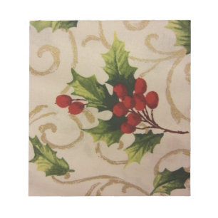 Holly Berries Notepad