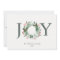 Holly Berries Pine Tree Joy Christmas Wreath