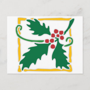 Holly Berries Postcard