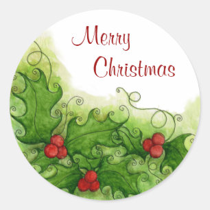 Holly Berries Sticker