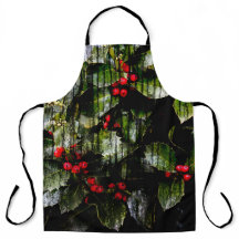 Holly Berry All over print Apron