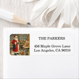 Holly Berry Christmas Holiday Return Address Label