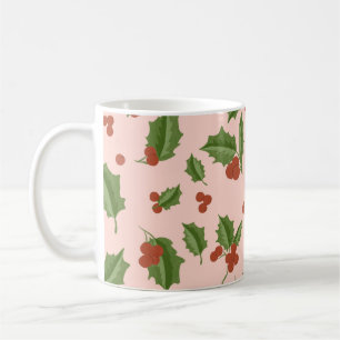 Holly Berry Christmas Mug