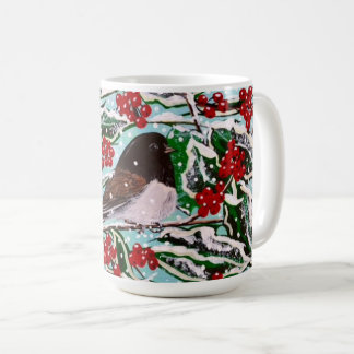 Holly Berry Junco Cup