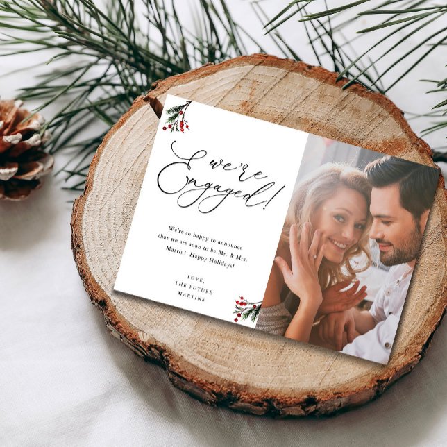 Holly Berry We're Engaged 1 Photo Holiday (Creator Uploaded)