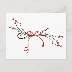 Holly Branch Postcard