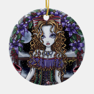 "Holly" Christmas Party Fairy Ornament