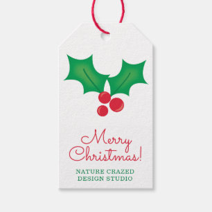 Holly Company Gift Tags