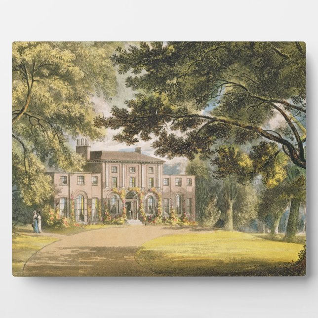 Holly Grove House, from Ackermann's 'Repository of Plaque (Front)