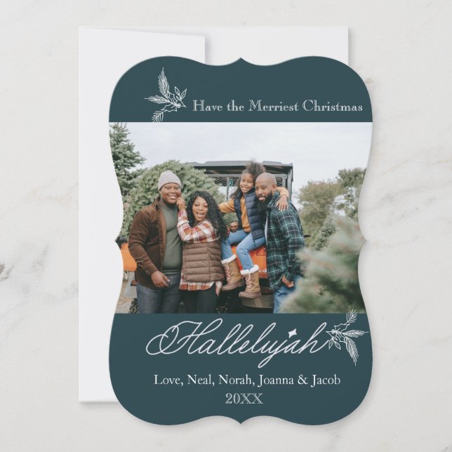 Holly Hallelujah Photo Card (Front)