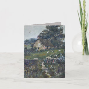Holly Hill - An English Cottage" Card