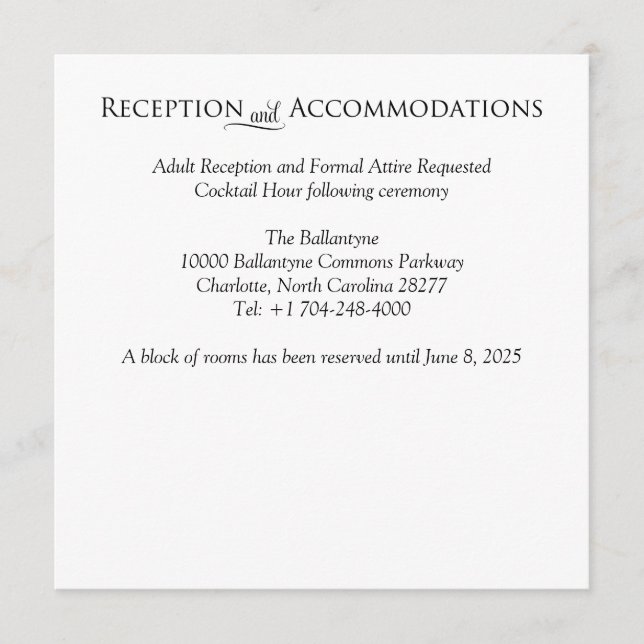 Holly Holiday Christmas Insert Enclosure Card (Front)