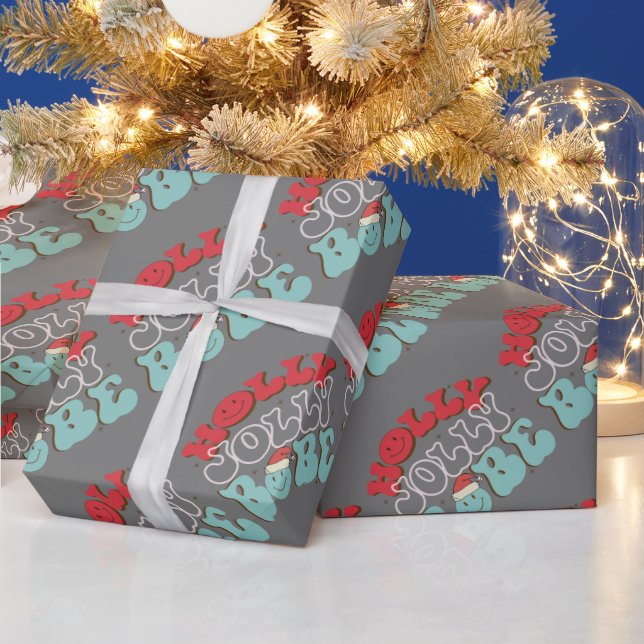 Holly Jolly Babe  Wrapping Paper (Holidays)