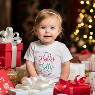Holly Jolly Christmas Baby Bodysuit