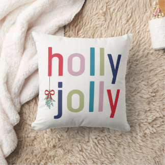 Holly Jolly Christmas Cushion