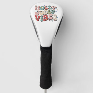 Holly Jolly Christmas Gift Family Xmas Holiday Golf Head Cover