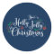 Holly Jolly Christmas Navy Blue Holiday