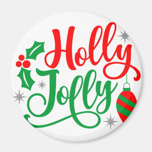 Holly Jolly Christmas Song Magnet