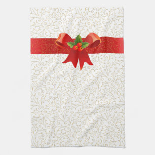 Holly Jolly Christmas Tea Towel