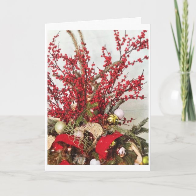 ***HOLLY JOLLY  CHRISTMAS WISH*** CARD (Front)