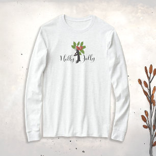 Holly Jolly Cute Funny Penguin Christmas T-Shirt