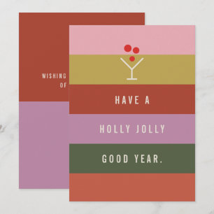Holly Jolly Greeting Card