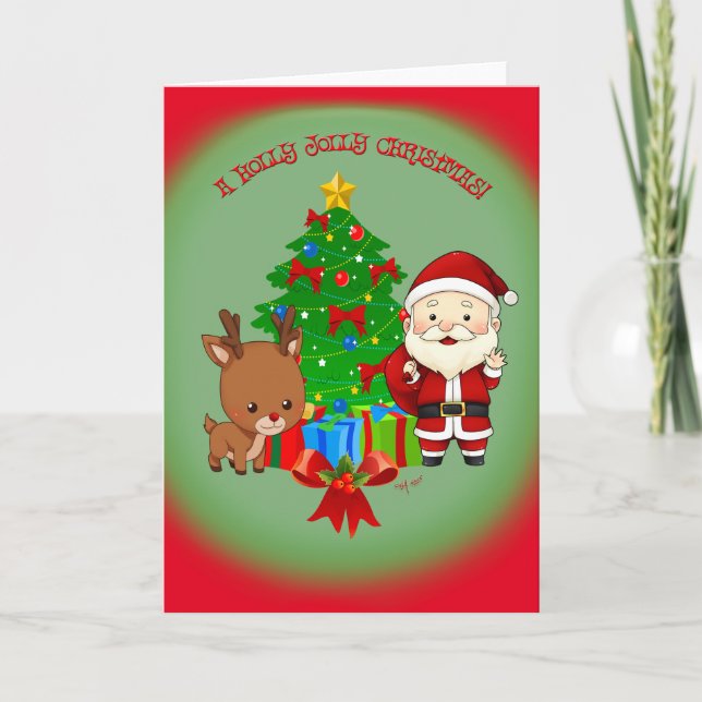 Holly Jolly Holiday Card (Front)