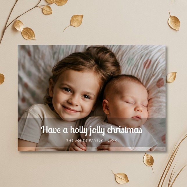 Holly Jolly Mayhem — Christmas with the Kids Holiday Card (Creator Uploaded)