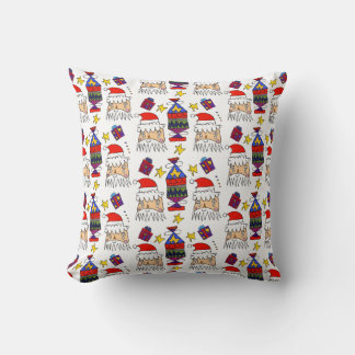 Holly Jolly Santa Pillow