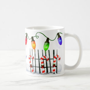 Holly Jolly Snowman PERSONALIZED Coffee Mug
