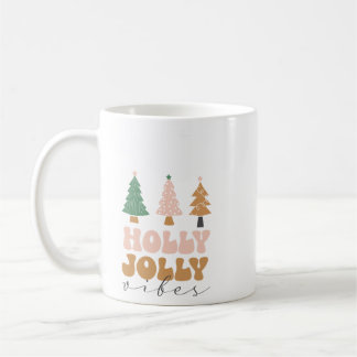 Holly Jolly vibes Baby Bodysuit Coffee Mug