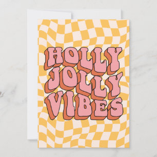 Holly Jolly Vibes - Retro Holiday Cheer