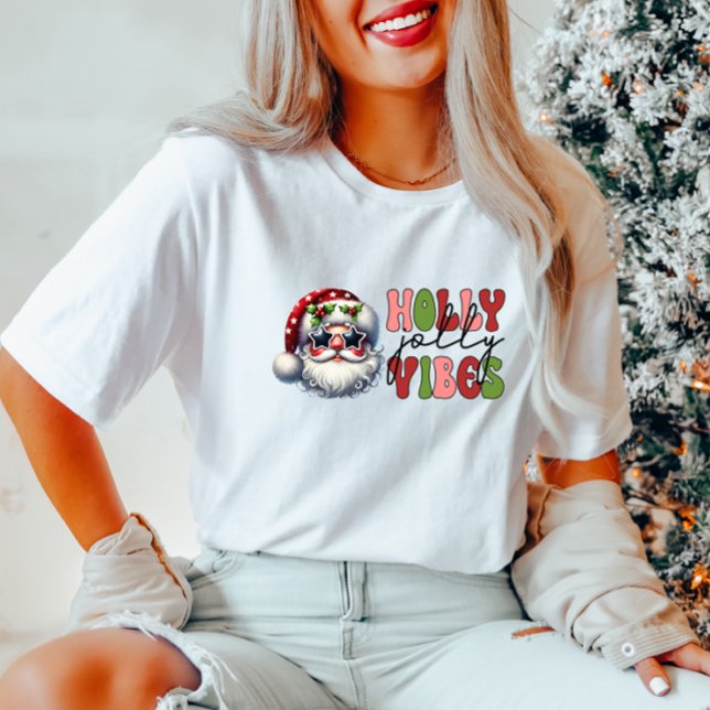 Holly Jolly Vibes T-Shirt (Creator Uploaded)