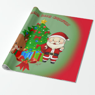 Holly Jolly Wrapping Paper