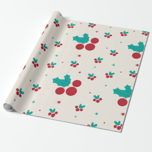 Holly Jolly Wrapping Paper