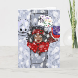 Holly Jolly Xmas Holiday Card