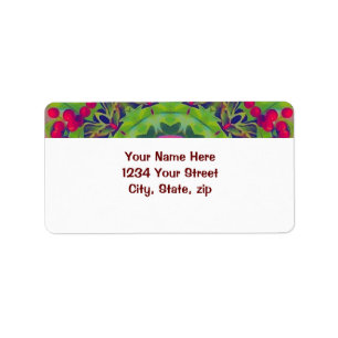 Holly Kaleidoscope Label