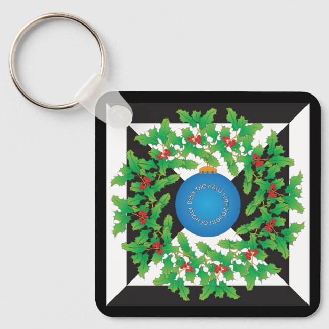 Holly Keychain (Front)