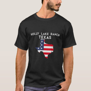 Holly Lake Ranch Texas USA State America Travel Te T-Shirt