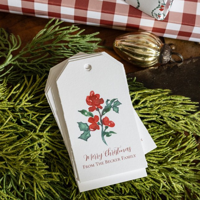 Holly Lane - Berry Gift Tags (Customisable) (Creator Uploaded)