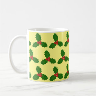 Holly Leaf Coffee Mug