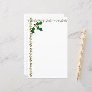 Holly Leaves design (with Matching items)