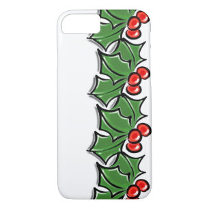 Holly Leaves, Holly berries, Christmas wreath  iPhone 8/7 Case
