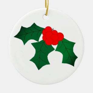 Holly Ornament