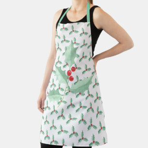 Holly Pattern Apron