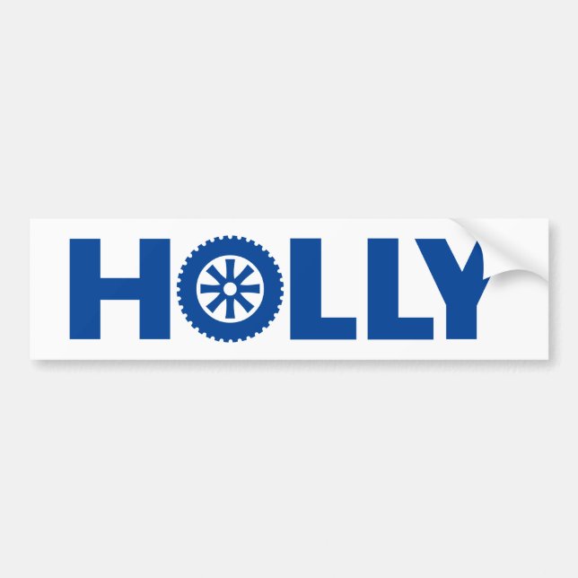Holly Petrolhead Bumper Sticker (Front)