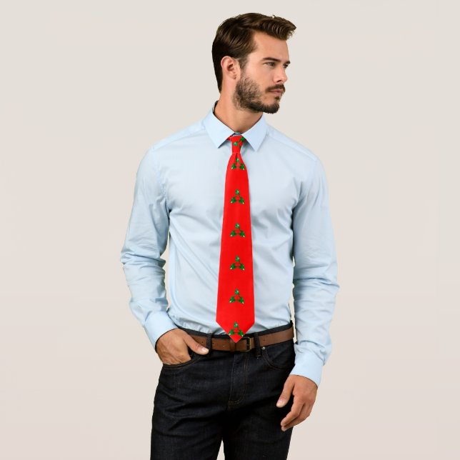 Holly Red Necktie (In Situ)